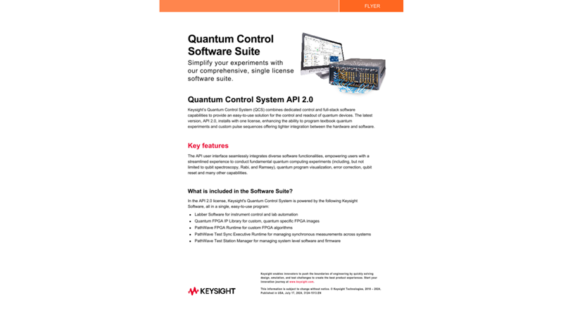 Quantum Control Software Suite